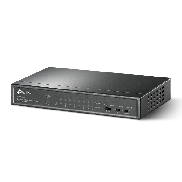 9-PortGB Switch with 8port PoE